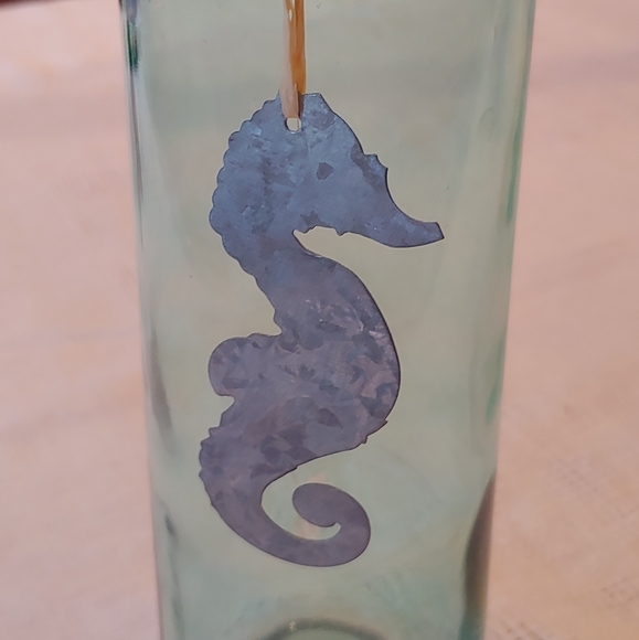 Seahorse Decorative Glass Bottle - Picture 3 of 11
